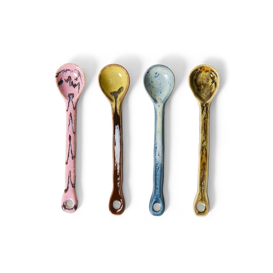70s Ceramics – Spoons M, Sketch (set of 4) – HKLIVING