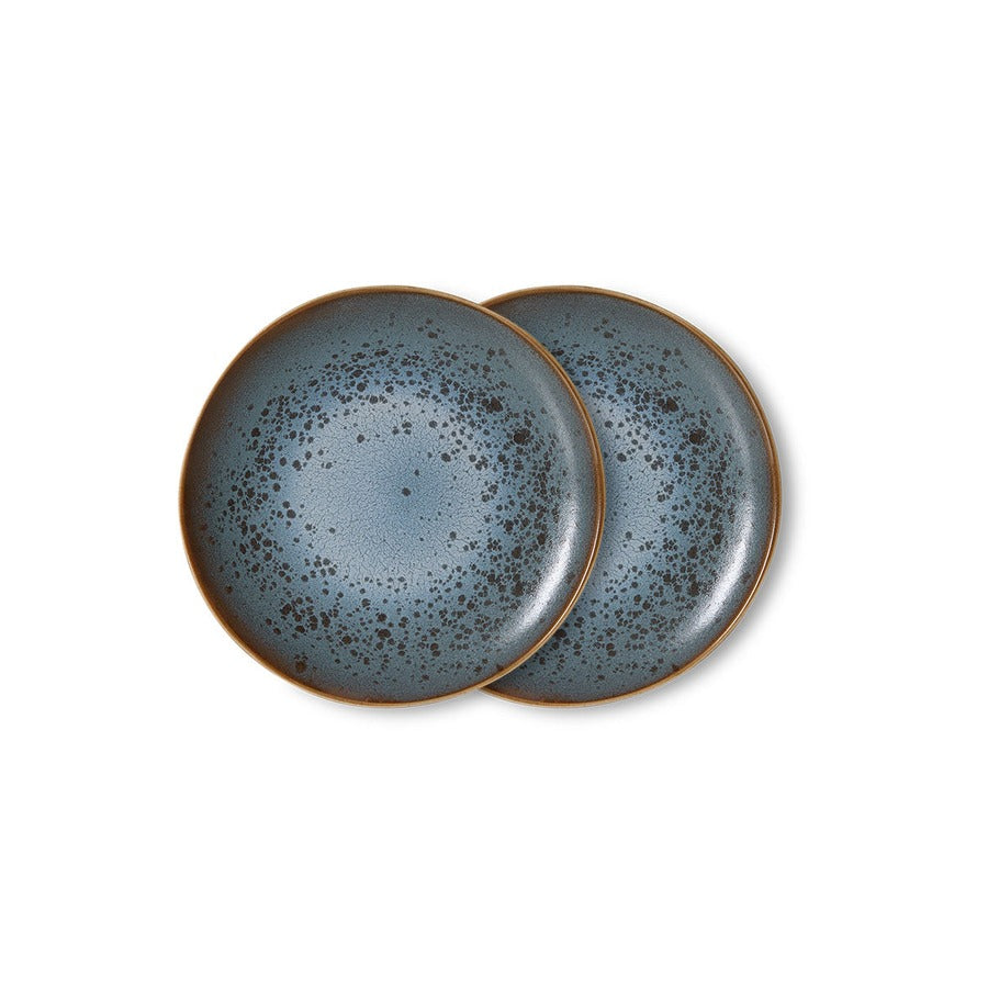70s Ceramics – Side Plates, Mineral (set of 2) – HKLIVING