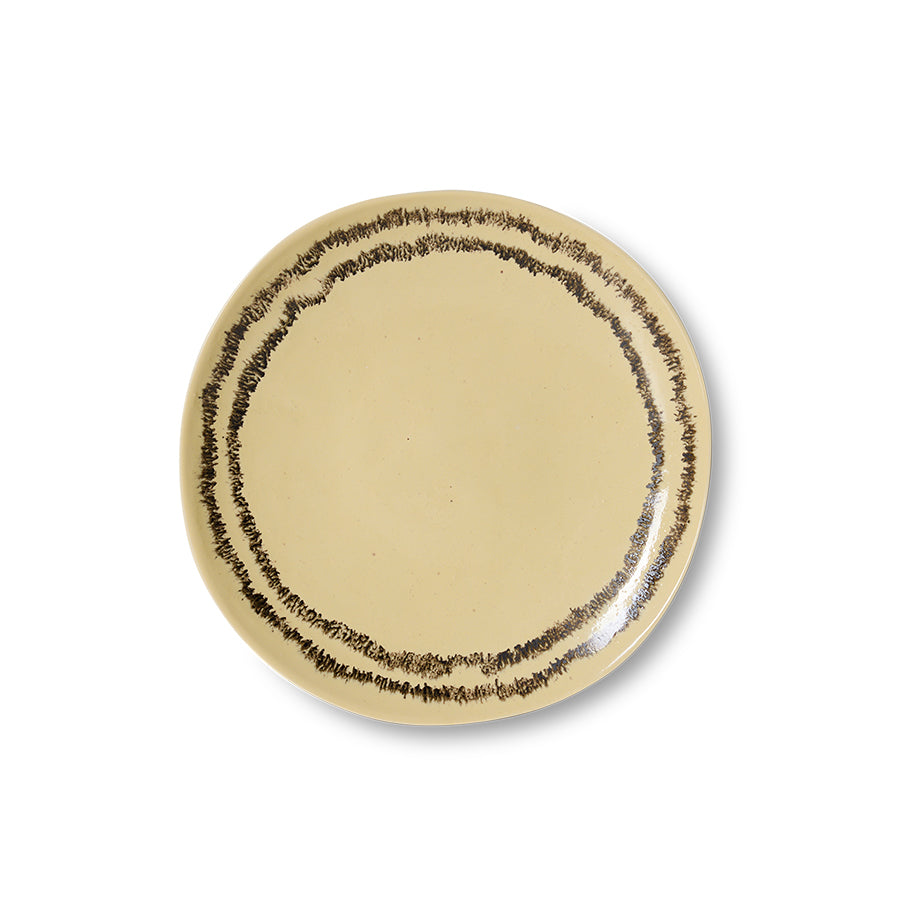 70s Ceramics – Side Plates, Vanilla (set of 2) – HKLIVING – view 3