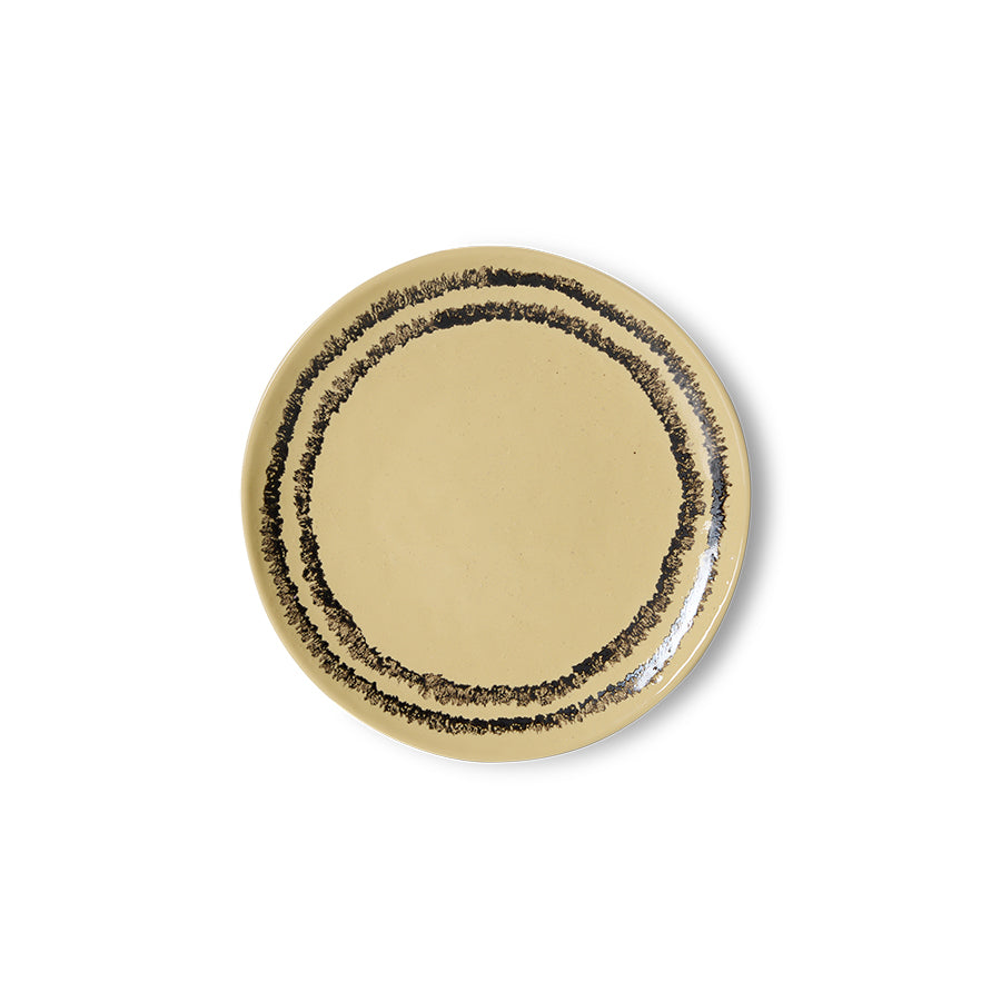 70s Ceramics – Dessert Plates, Vanilla (set of 2) – HKLIVING – view 3