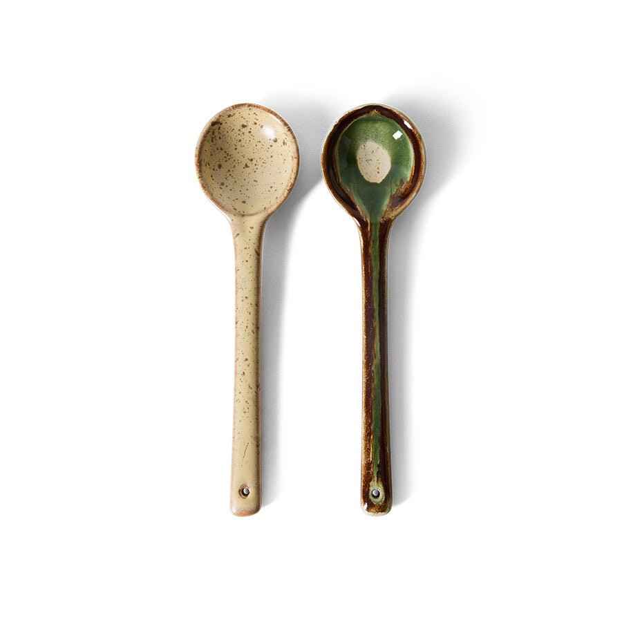 70s Ceramics – Serving Spoons, Hills (set of 2) – HKLIVING