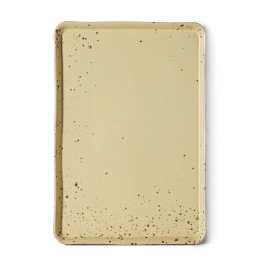 70s Ceramics – Large Tray, Grit – HKLIVING