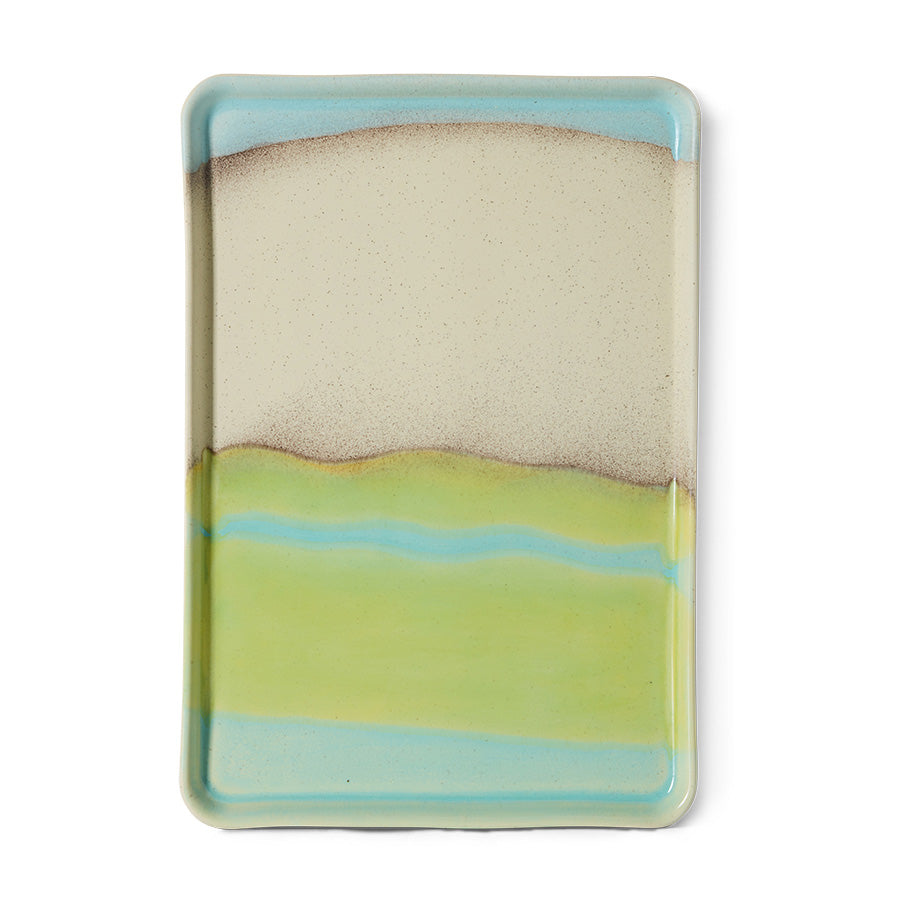 70s Ceramics – Large Tray, Glint – HKLIVING