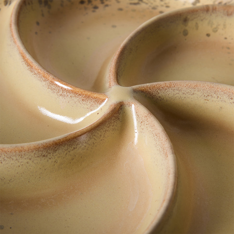 70s Ceramics – Snack Tray, Grit – HKLIVING – view 4