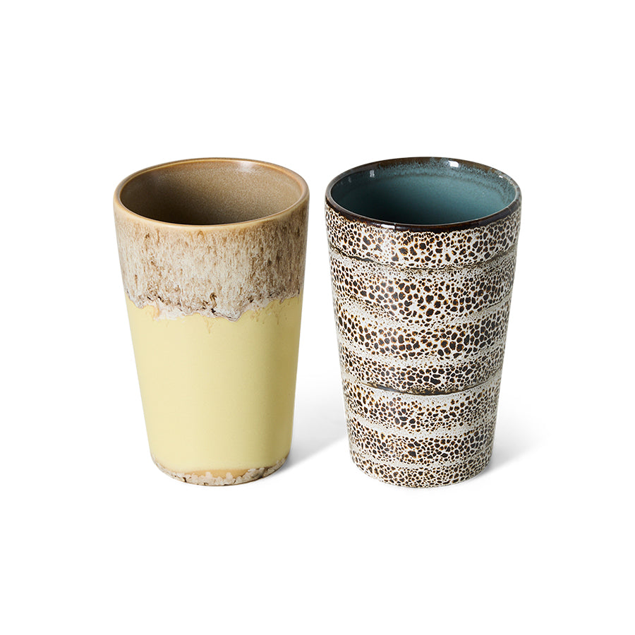 70s Ceramics – Tea Mugs, Dolce (set of 2) – HKLIVING – view 3