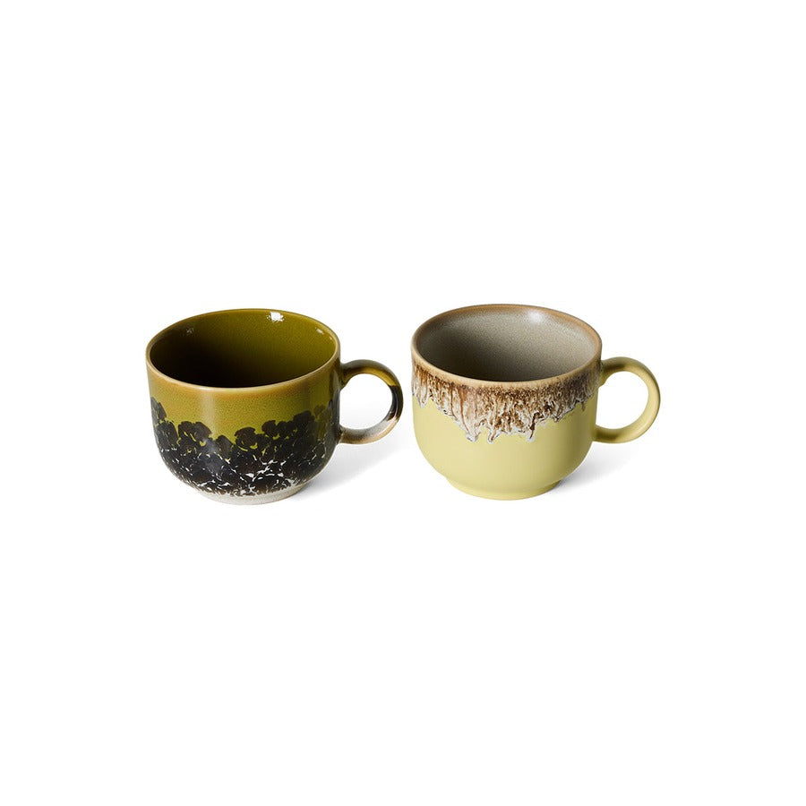 70s Ceramics – Tea Cups, Cravings (set of 2) – HKLIVING – view 4