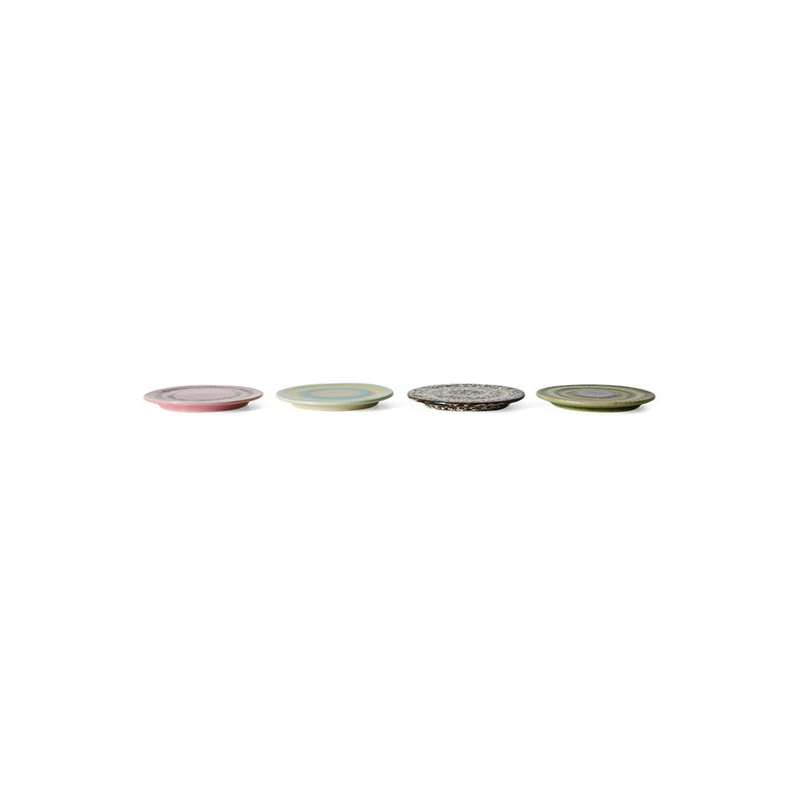 70s Ceramics – Coasters, Final Touch (set of 4) – HKLIVING – view 4