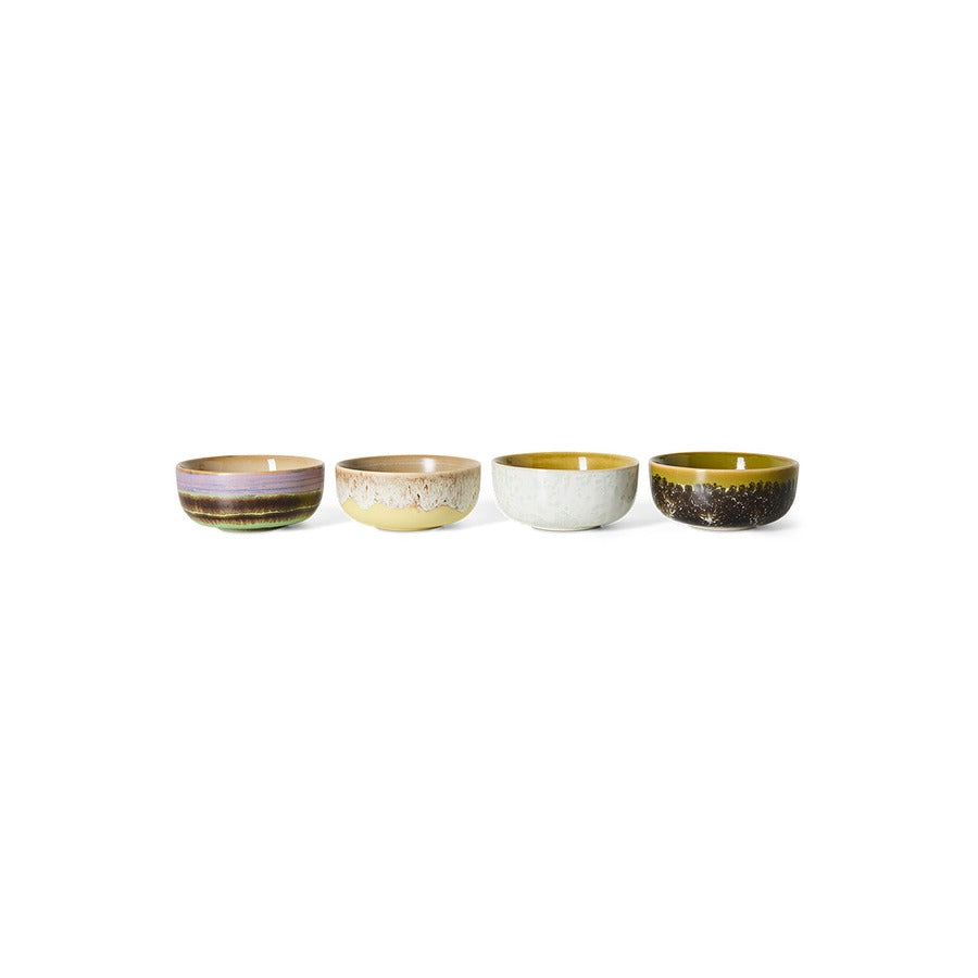 70s Ceramics – Tapas Bowls, Sweet (set of 4) – HKLIVING – view 3