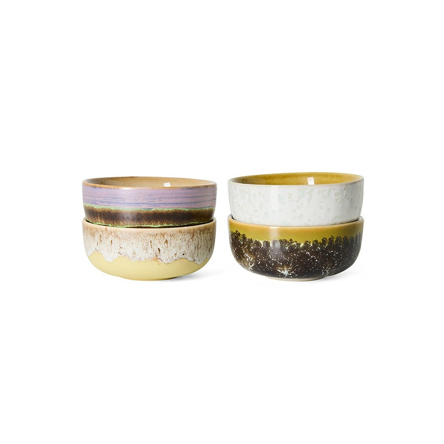70s Ceramics – Tapas Bowls, Sweet (set of 4) – HKLIVING