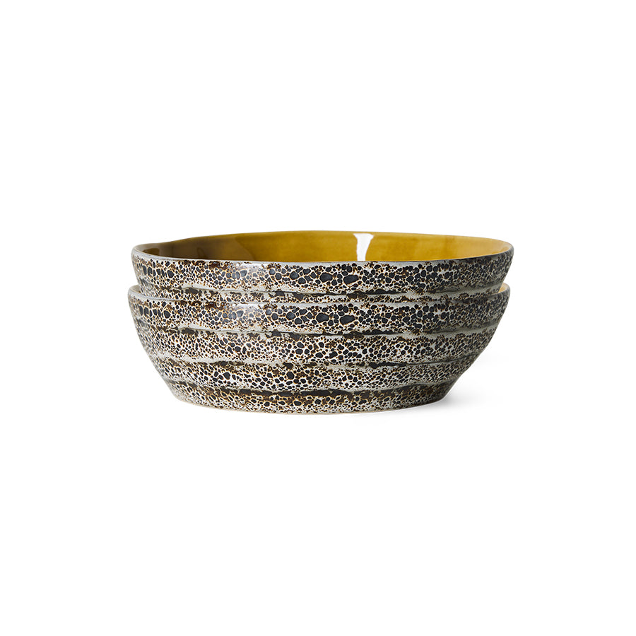70s Ceramics – Pasta Bowls, Brew (set of 2) – HKLIVING