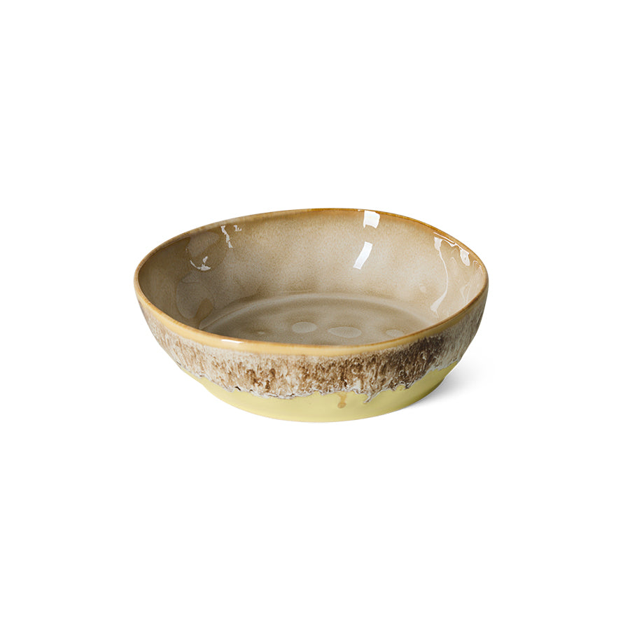 70s Ceramics – Pasta Bowls, Custard (set of 2) – HKLIVING – view 3