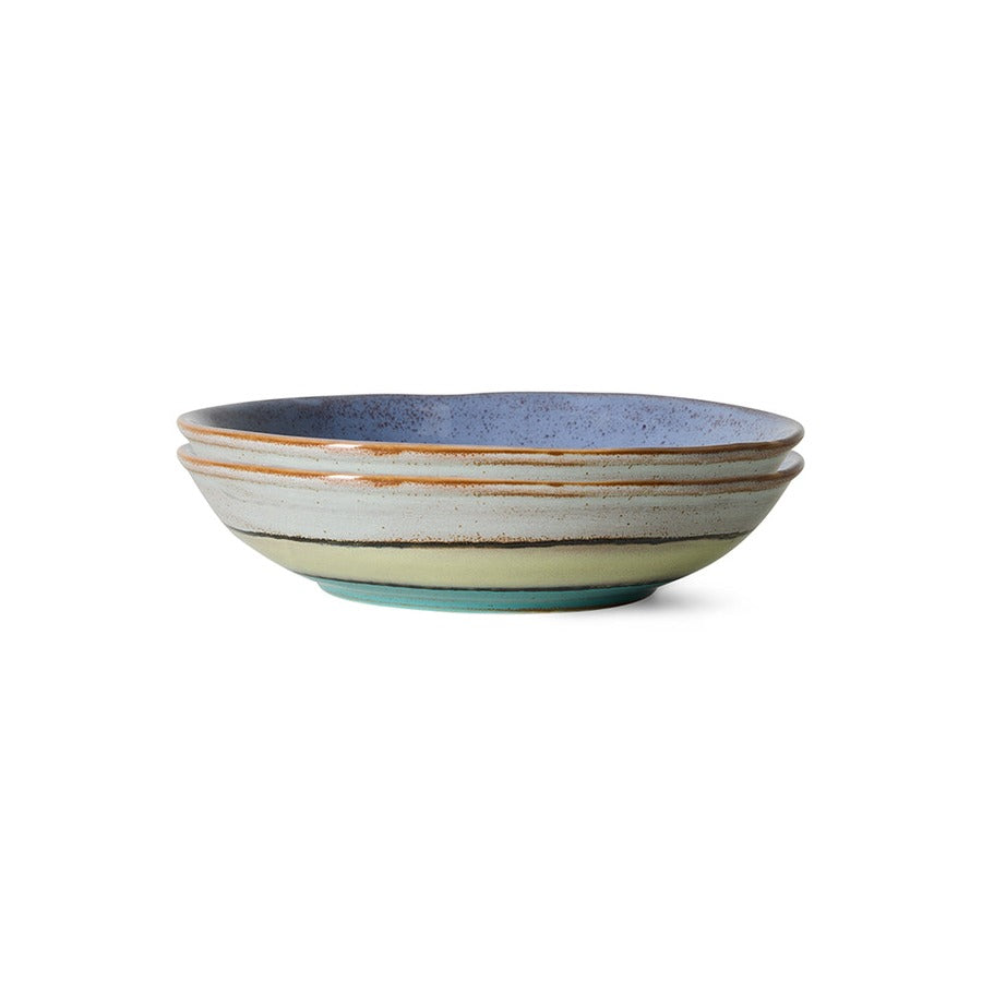 70s Ceramics – Curryschalen, Muted (2er-Set) – HKLIVING