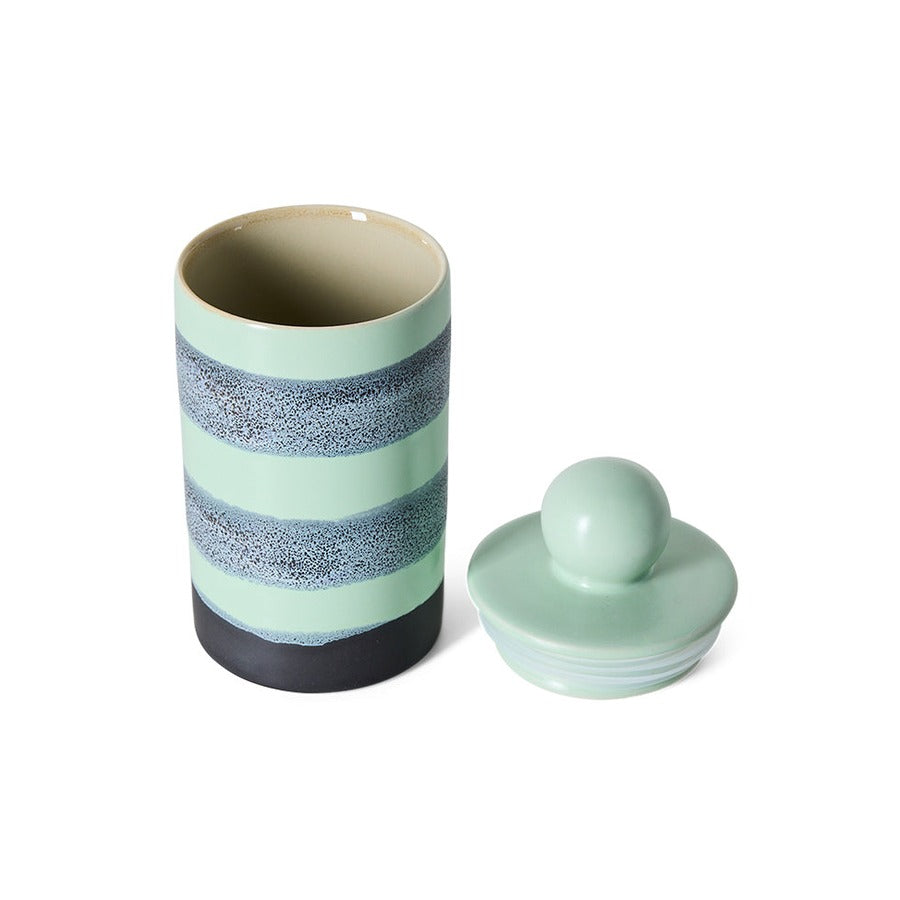 70s Ceramics – Medium Storage Jar, River – HKLIVING – view 4