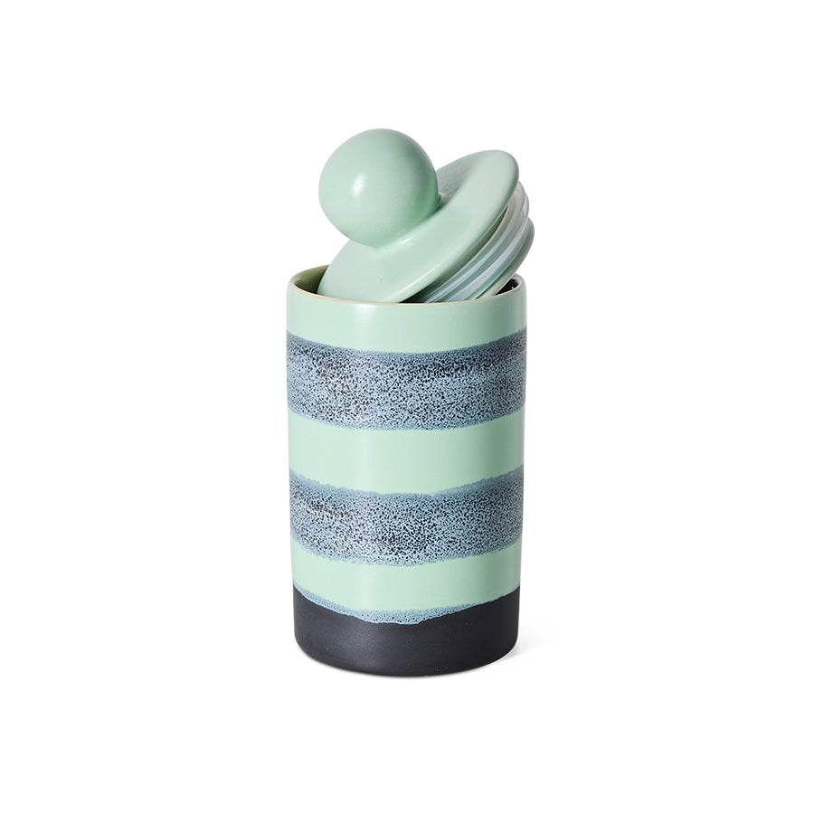 70s Ceramics – Medium Storage Jar, River – HKLIVING – view 3