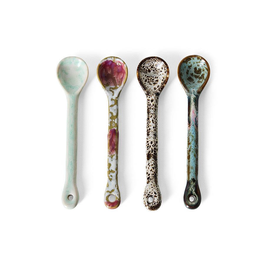 70s Ceramics – Spoons M, Marine (set of 4) – HKLIVING