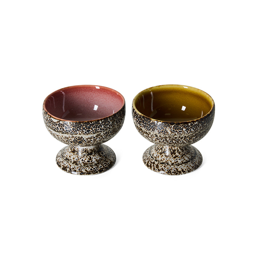 70s Ceramics – Medium Coupes, Brew Variation (set of 2) – HKLIVING – view 3