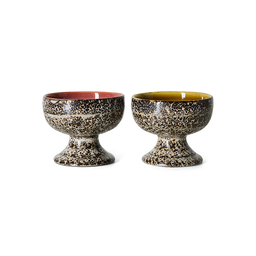 70s Ceramics – Medium Coupes, Brew Variation (set of 2) – HKLIVING