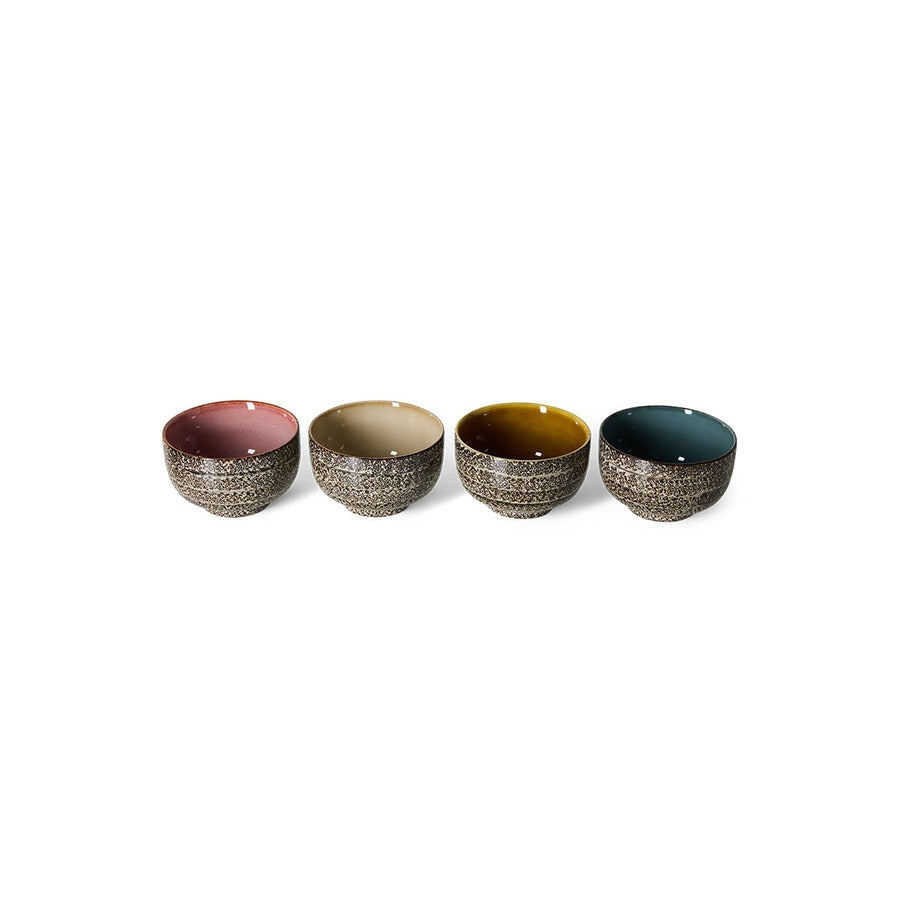 70s Ceramics – Noodle Bowls, Brew Variation (set of 4) – HKLIVING – view 3