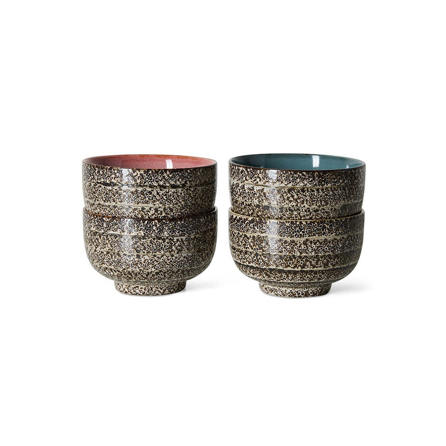 70s Ceramics – Noodle Bowls, Brew Variation (set of 4) – HKLIVING