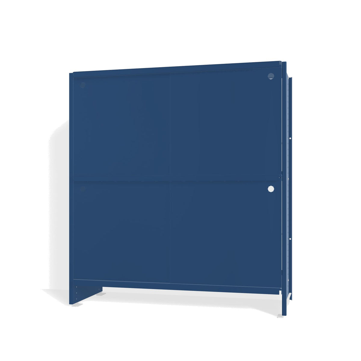 Lehni Aluminium Shelf System Highboard, with sliding doors - Lehni Blue - Lehni