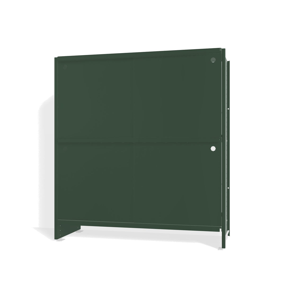 Lehni Aluminium Shelf System Highboard, with sliding doors - Fir Green - Lehni