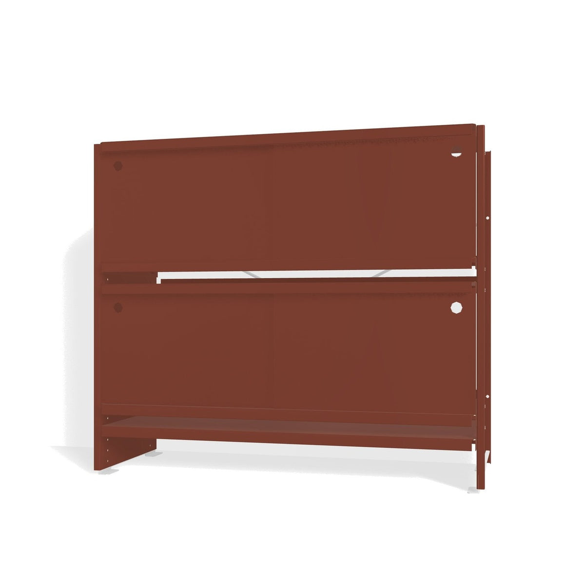 Lehni Aluminium Shelf System Lowboard, with sliding doors - Pearl Copper - Lehni