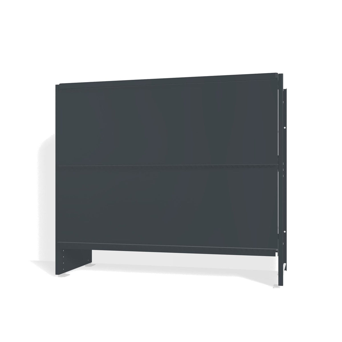 Lehni Aluminium Shelf System Lowboard, with slide-in doors - Anthracite - Lehni