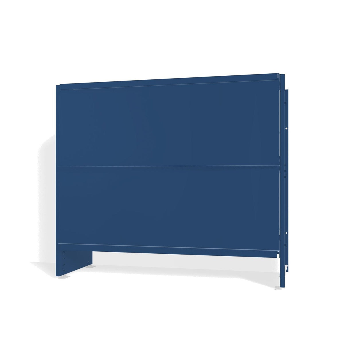 Lehni Aluminium Shelf System Lowboard, with slide-in doors - Lehni Blue - Lehni