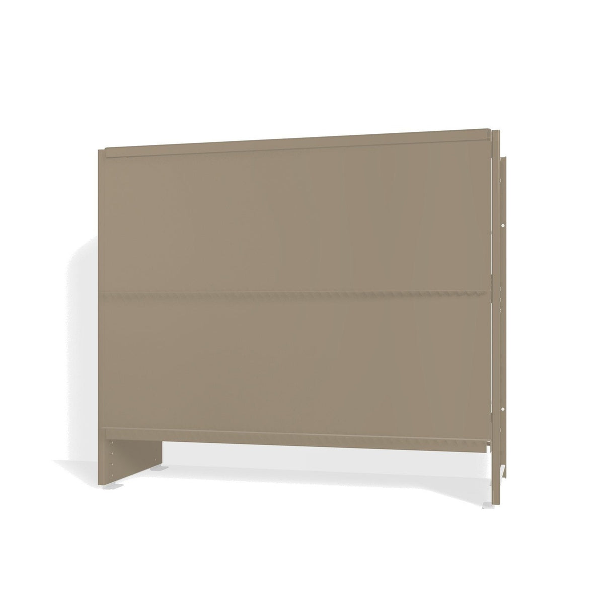 Lehni Aluminium Shelf System Lowboard, with slide-in doors - Pearl Beige - Lehni