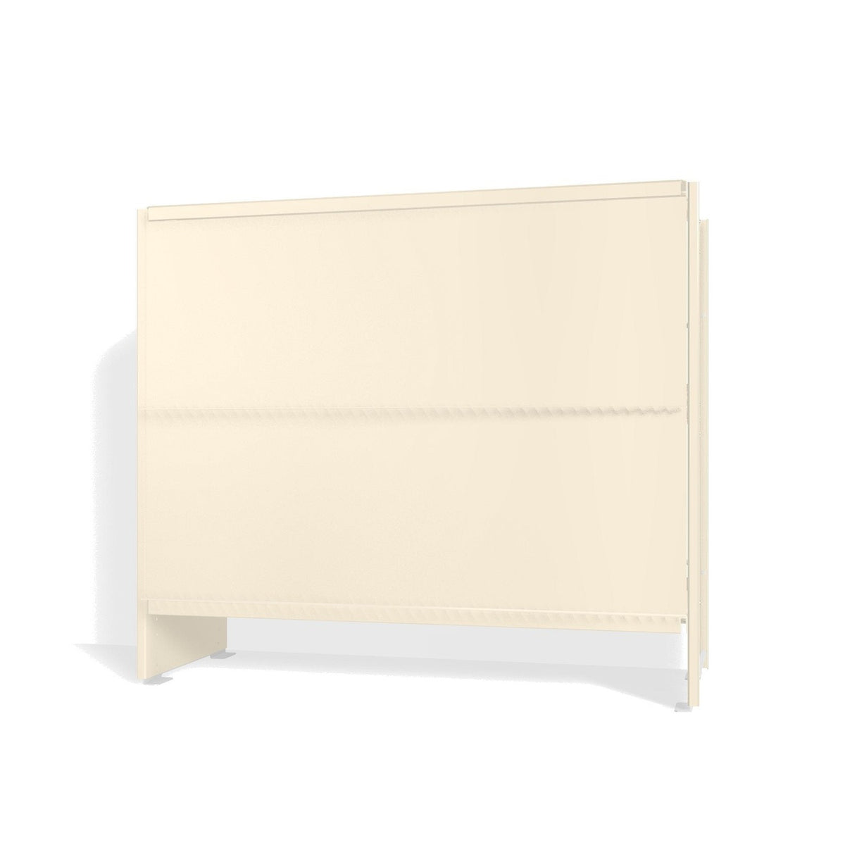 Lehni Aluminium Shelf System Lowboard, with slide-in doors - Pearl White - Lehni