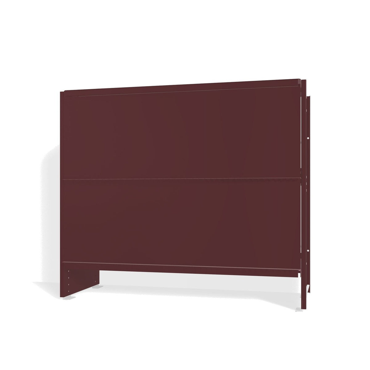 Lehni Aluminium Shelf System Lowboard, with slide-in doors - Black Red - Lehni