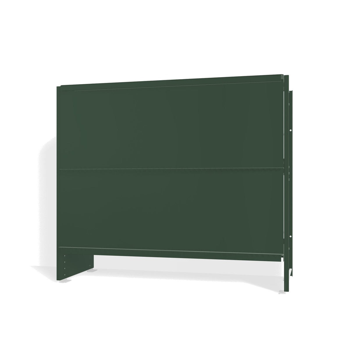 Lehni Aluminium Shelf System Lowboard, with slide-in doors - Fir Green - Lehni
