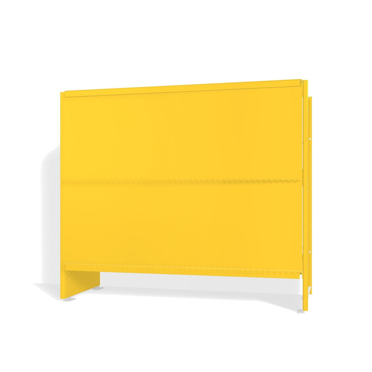 Lehni Aluminium Shelf System Lowboard, with slide-in doors - Zinc Yellow - Lehni