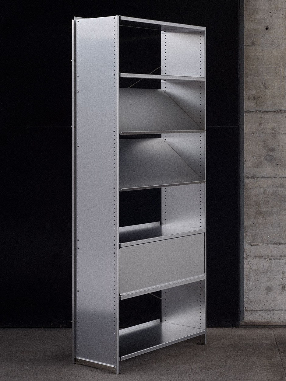 Lehni Aluminium Shelf System by Andreas Christen - Lehni