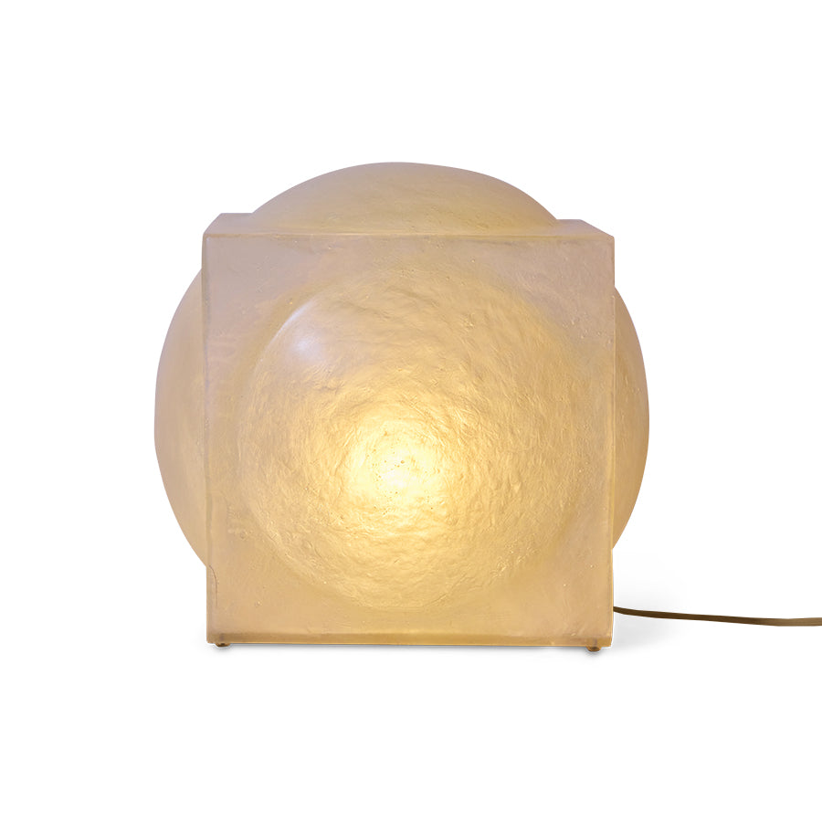 Glassfibre Floor Lamp, Natural – HKLIVING – view 4