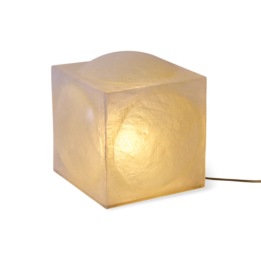 Glassfibre Floor Lamp, Natural – HKLIVING – view 5
