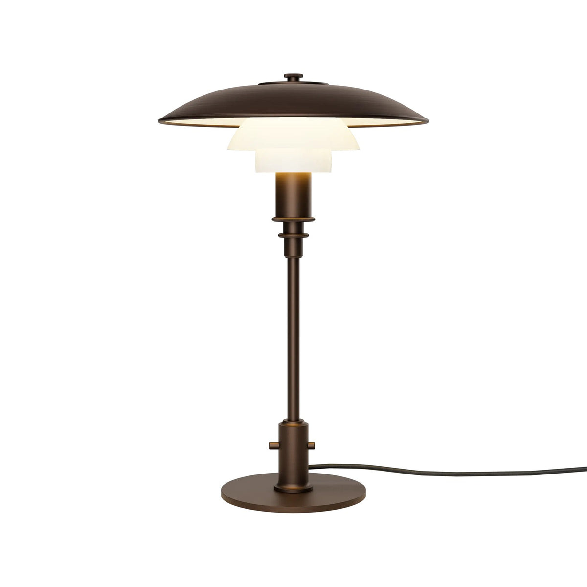PH 3/2 Aged Brass Opal Table Lamp