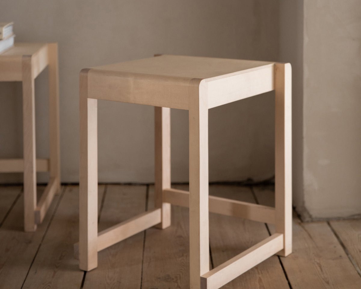 Low Stool 01 - Natural Birch - Stools - Frama – view 3