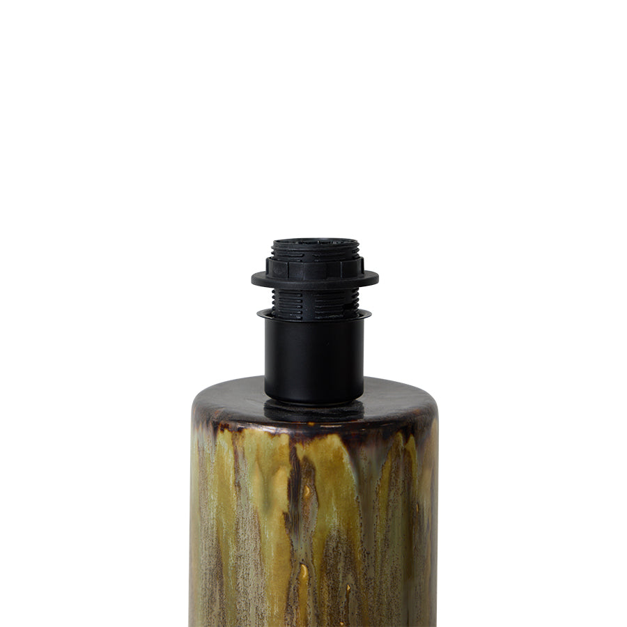 Ceramic Lamp Base Reactive Green – HKLIVING – view 4