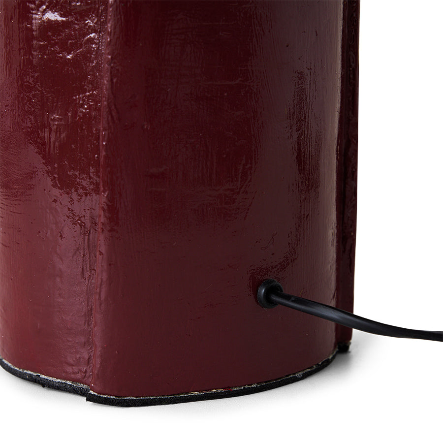 Cotton Maché Table Lamp – HKLIVING – view 4