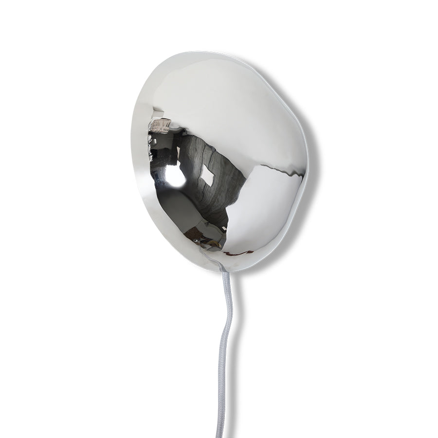 Orb Wall Lamp Chrome – HKLIVING – view 4