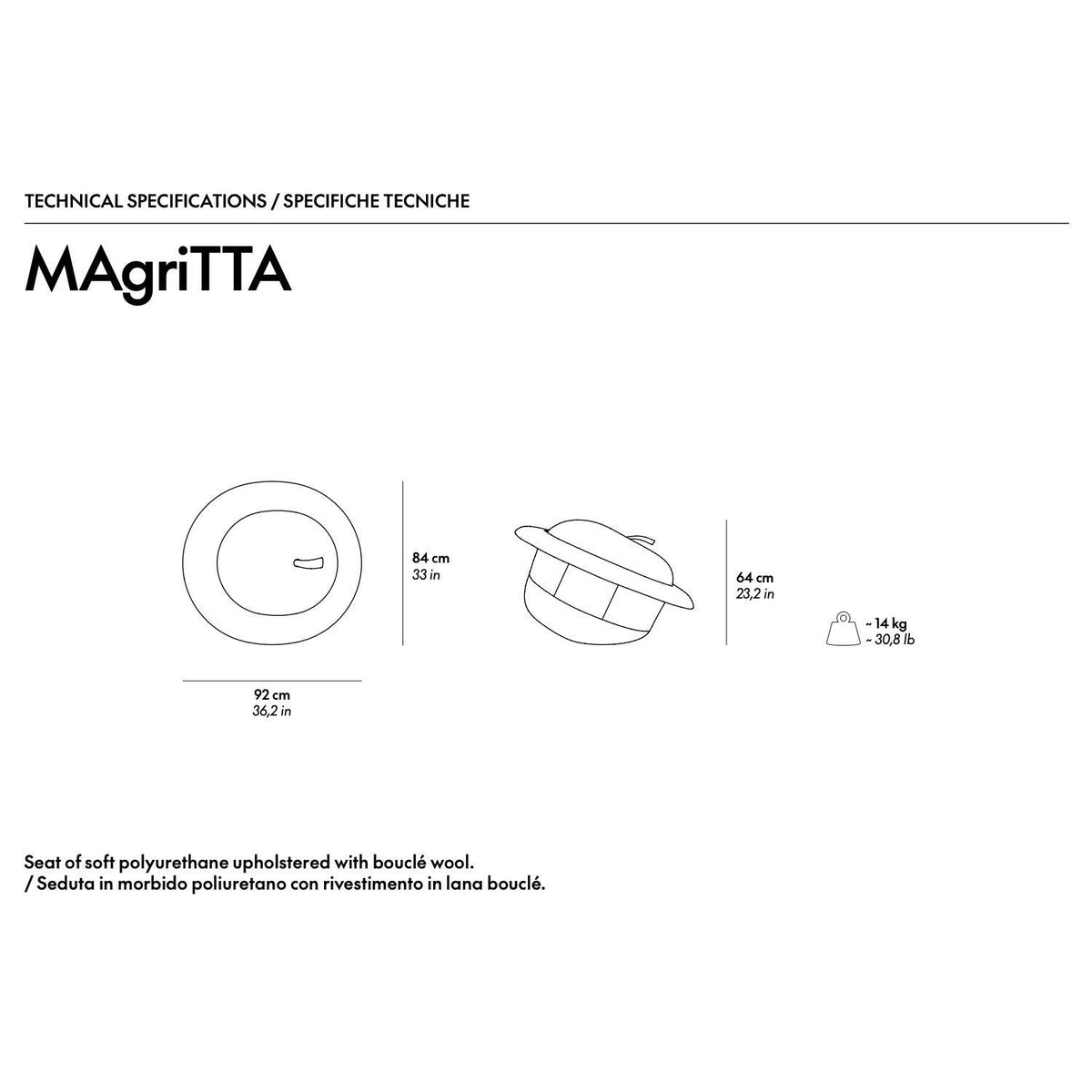 Magritta Armchair - Sculpture - Gufram