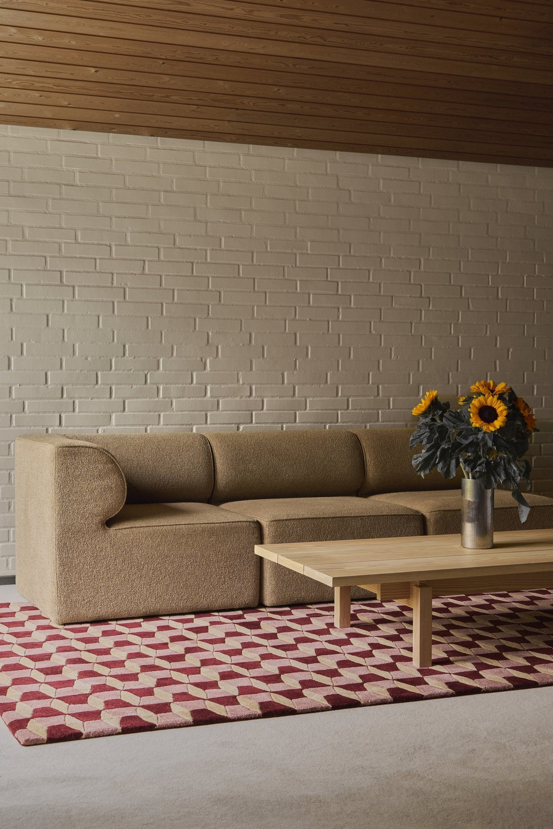 Berry/Oat - Groove Rug