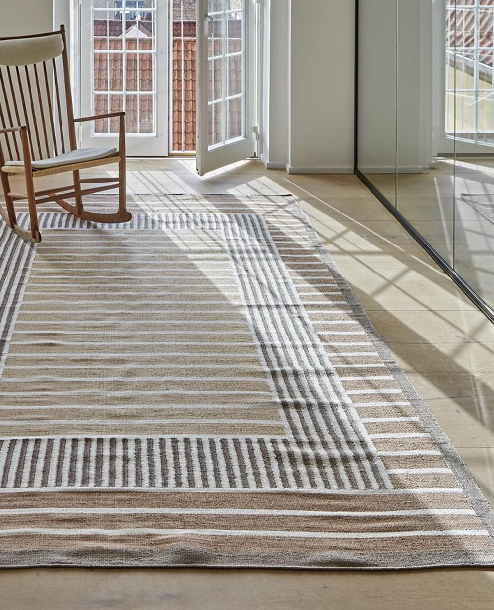 Nougat Rose - Hemp Rug