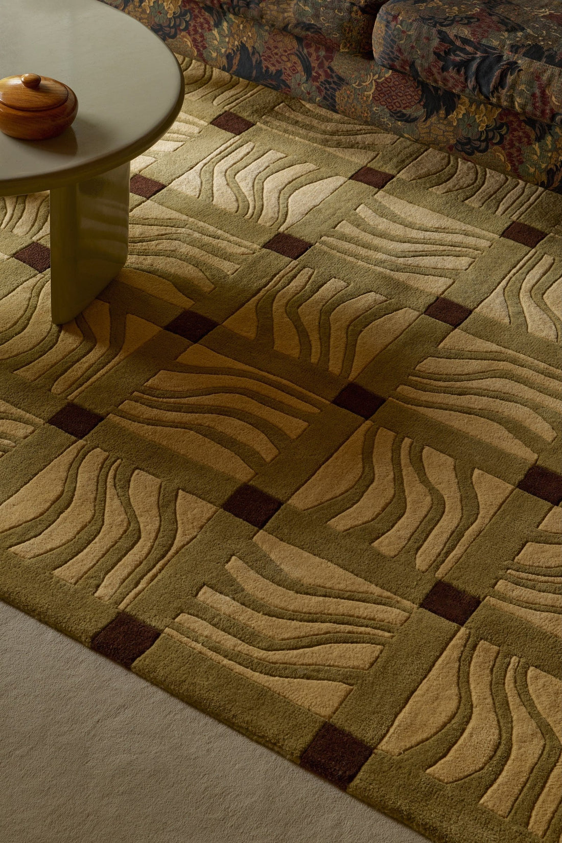 Sage - Wave Tempo Rug