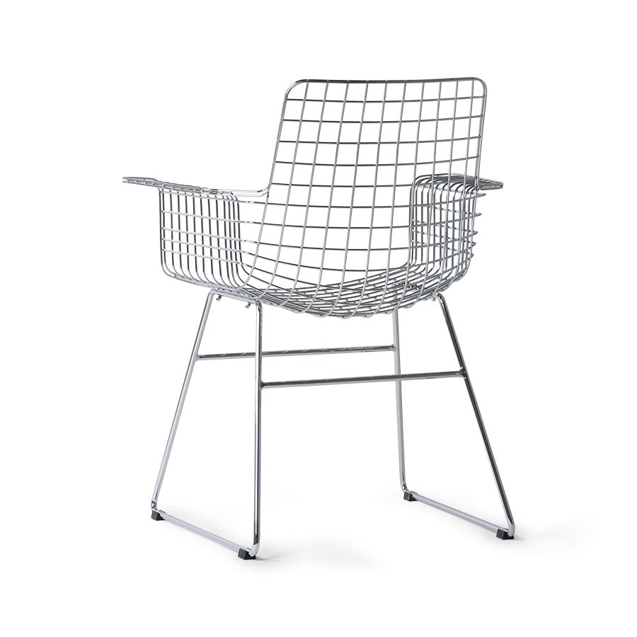 Metal Wire Armchair - Stuhl - HKLIVING – view 6