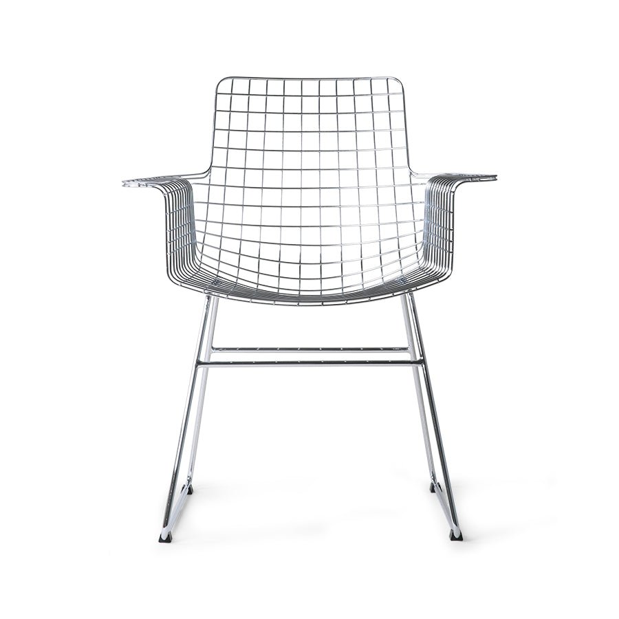 Metal Wire Armchair - Stuhl - HKLIVING