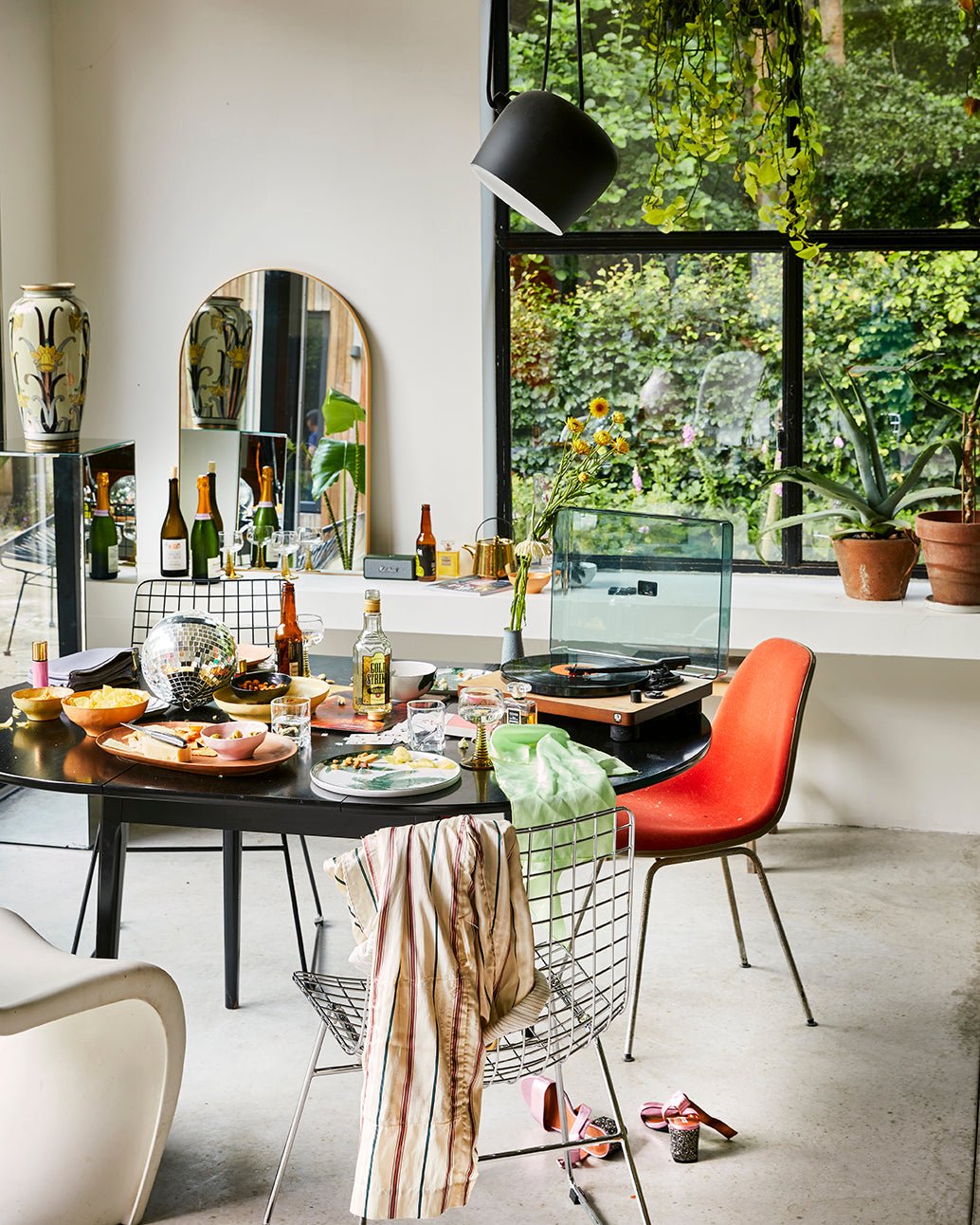 Metal Wire Chair - Stuhl - HKLIVING