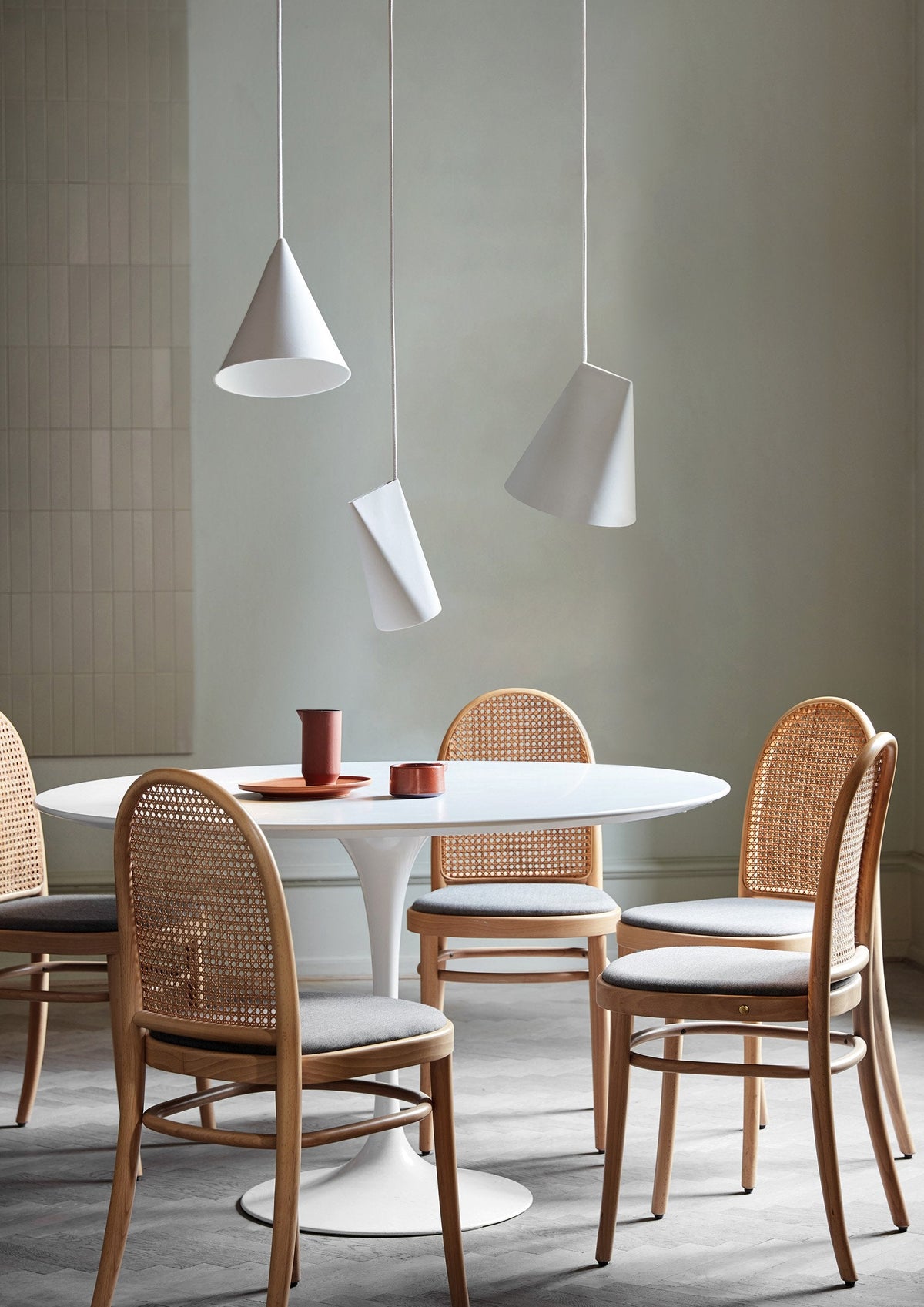 Ceramic Pendant Lamp – Wide – MOEBE – view 4