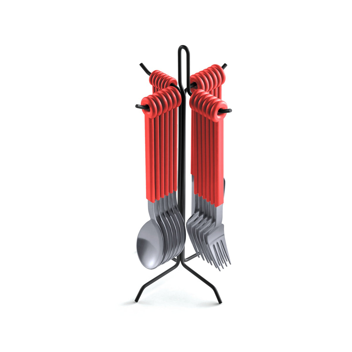 Mono Ring 24-Piece Cutlery Set with Stand – Ansicht 5